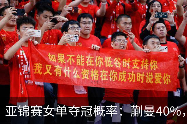 亚锦赛女单夺冠概率：蒯曼40%，张本美和、王艺迪25%，陈熠10%！